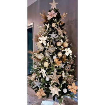 Umělý vánoční stromek Ambrosio 3D + 2D - 240 cm