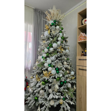 Umělý vánoční stromek Harmonia 3D + 2D - 180 cm