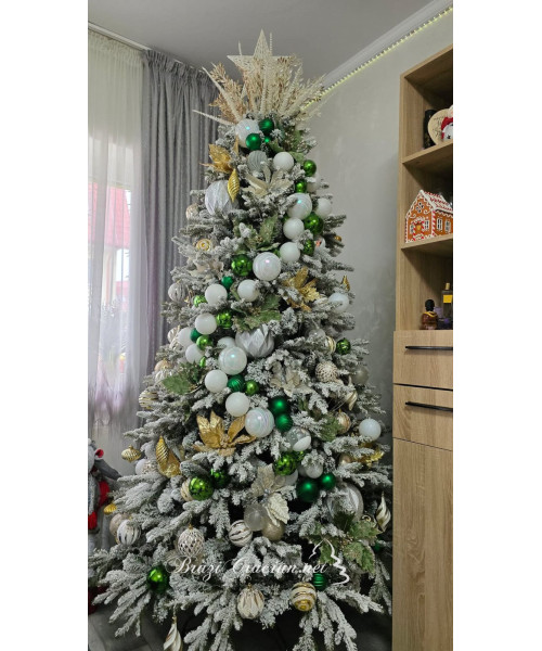 Umělý vánoční stromek Harmonia 3D + 2D - 180 cm