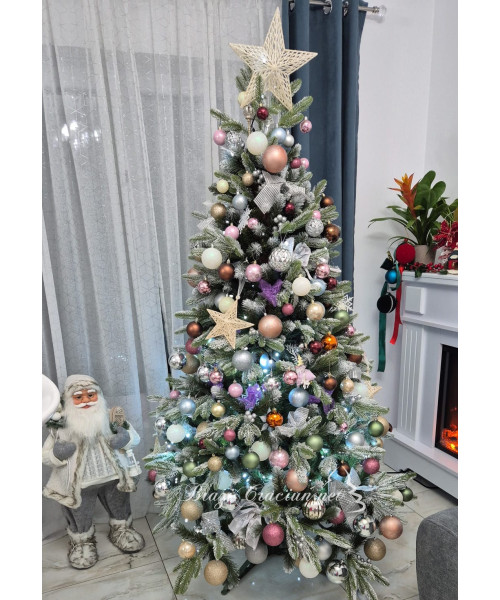 Umělý vánoční stromek Montan 3D + 2D - 220 cm