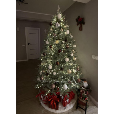Umělý vánoční stromek Nicole 3D + 2D - 220 cm