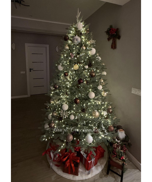 Umělý vánoční stromek Nicole 3D + 2D - 220 cm