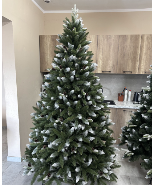Umělý vánoční stromek Tania 3D + 2D - 220 cm