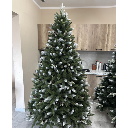 Umělý vánoční stromek Tania 3D + 2D - 220 cm
