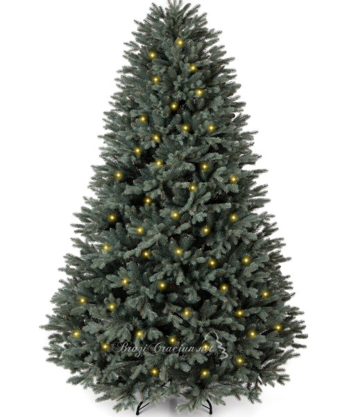 Umělý vánoční stromek Azula se světly 3D + 2D - 250 cm