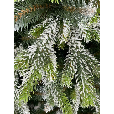 Umělý vánoční stromek Burnitat 3D + 2D - 220 cm