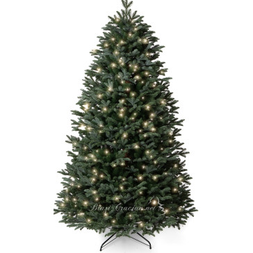 Umělý vánoční stromek Fabian se světly 3D + 2D - 220 cm