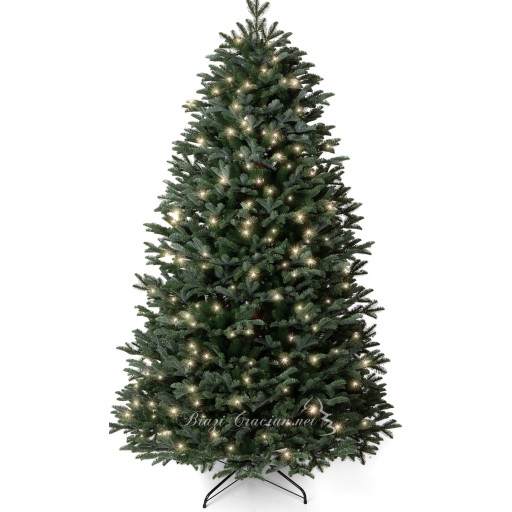 Umělý vánoční stromek Fabian se světly 3D + 2D - 180 cm