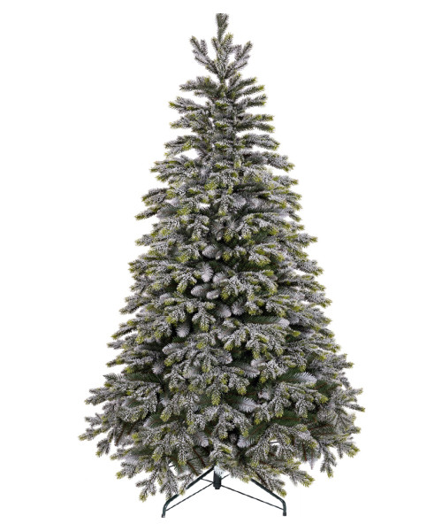 Umělý vánoční stromek Burnitat 3D + 2D - 220 cm