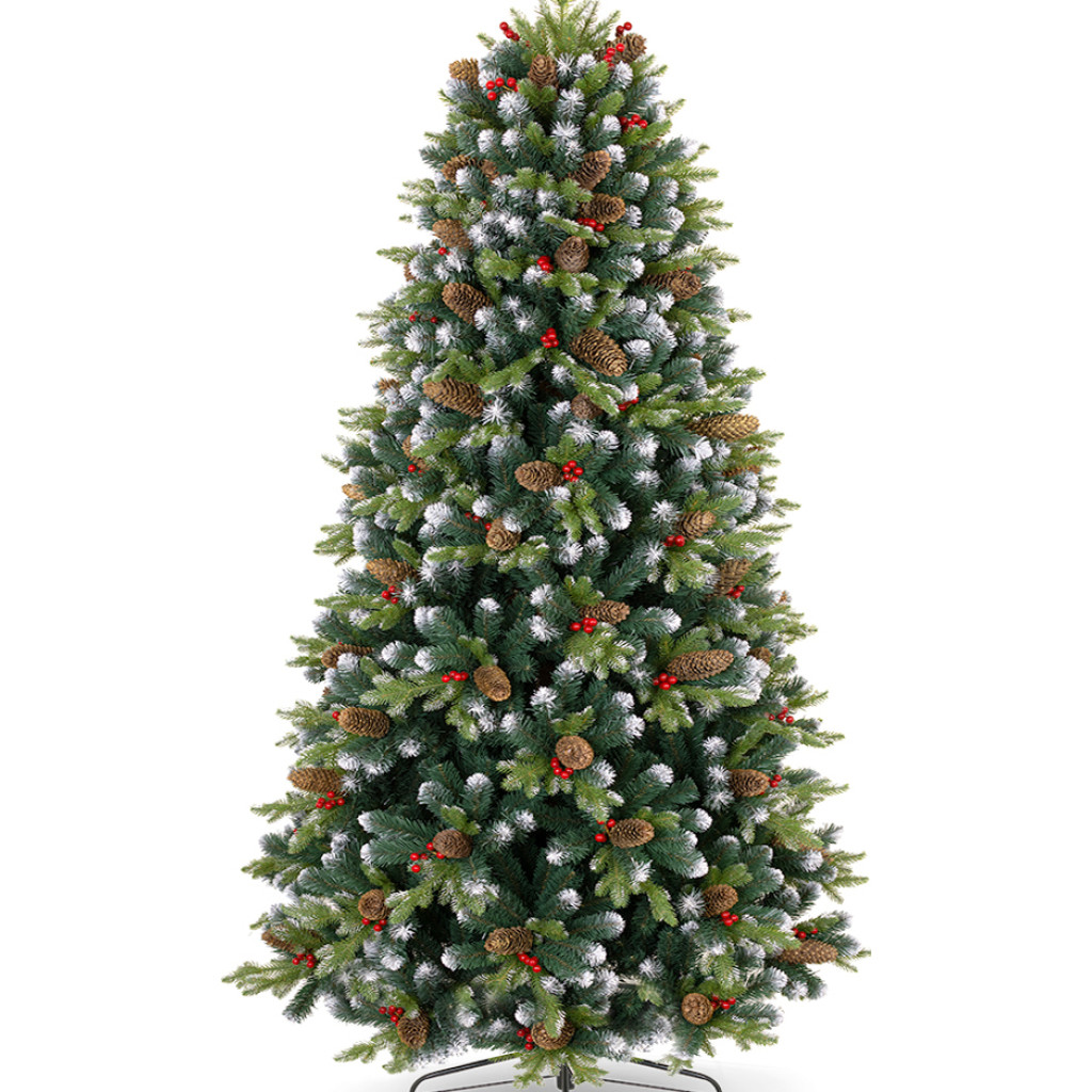 Umělý vánoční stromek Rustic 3D + 2D - 220 cm