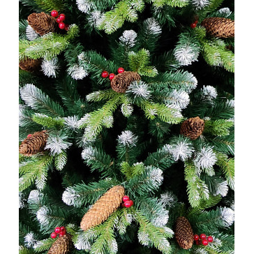 Umělý vánoční stromek Rustic 3D + 2D - 220 cm