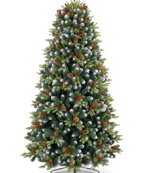 Umělý vánoční stromek Rustic 3D + 2D - 220 cm
