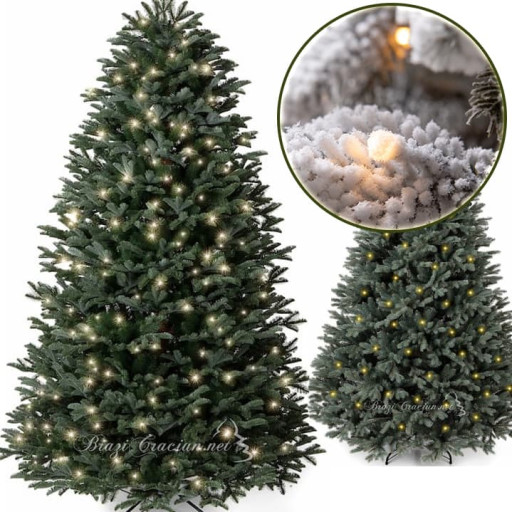 Umělé vánoční stromky s LED osvětlením