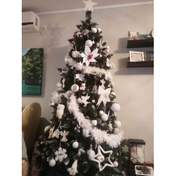 Umělý vánoční stromek Eufrasio 220 cm