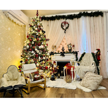 Umělý vánoční stromek Premium Lux 3D + 2D - 220 cm
