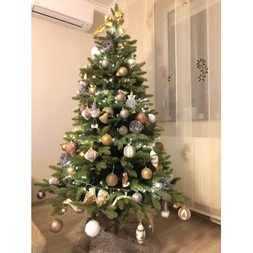 Umělý vánoční stromek Premium Lux 3D + 2D - 220 cm