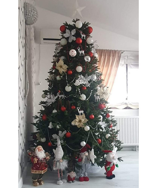 Umělý vánoční stromek Klaus 3D+2D 220 cm