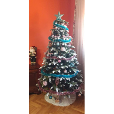 Umělý vánoční stromek Realistic 3D + 2D - 220 cm
