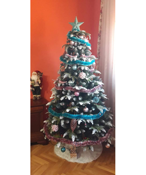 Umělý vánoční stromek Realistic 3D + 2D - 220 cm