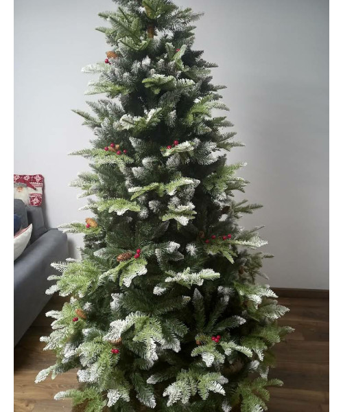 Umělý vánoční stromek Realistic 3D + 2D - 220 cm