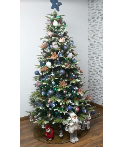 Umělý vánoční stromek Realistic 3D + 2D - 220 cm