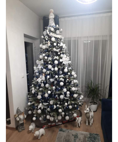 Umělý vánoční stromek Realistic 3D + 2D - 220 cm
