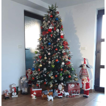 Umělý vánoční stromek Realistic 3D + 2D - 220 cm