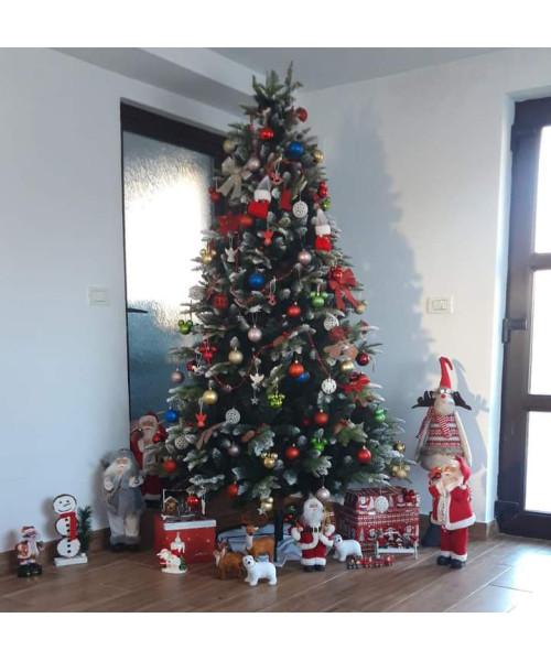 Umělý vánoční stromek Realistic 3D + 2D - 220 cm